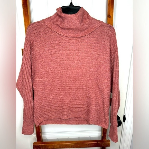 Pink Rose Sweaters - Juniors / Womens turtle neck sweater
